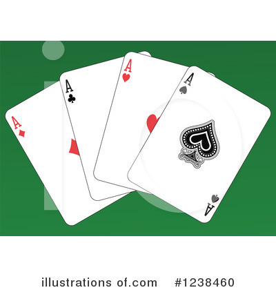 Royalty-Free (RF) Playing Cards Clipart Illustration by Frisko - Stock Sample #1238460