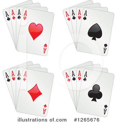Royalty-Free (RF) Playing Cards Clipart Illustration by Frisko - Stock Sample #1265676