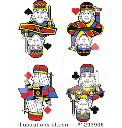 Royalty-Free (RF) Playing Cards Clipart Illustration by Frisko - Stock Sample #1293936