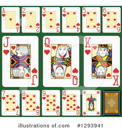 Royalty-Free (RF) Playing Cards Clipart Illustration by Frisko - Stock Sample #1293941