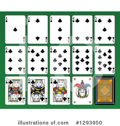 Royalty-Free (RF) Playing Cards Clipart Illustration by Frisko - Stock Sample #1293950