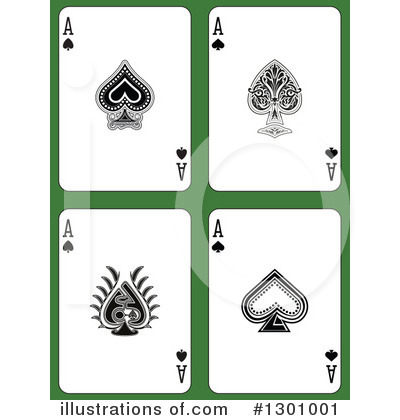 Royalty-Free (RF) Playing Cards Clipart Illustration by Frisko - Stock Sample #1301001