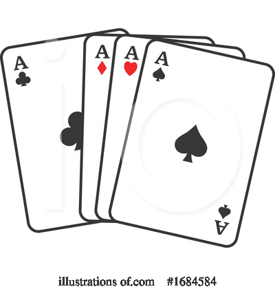 Royalty-Free (RF) Playing Cards Clipart Illustration by Vector Tradition SM - Stock Sample #1684584