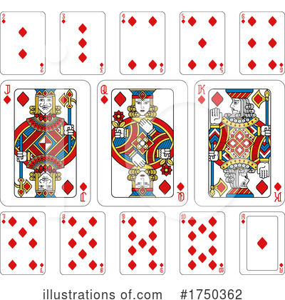 Royalty-Free (RF) Playing Cards Clipart Illustration by AtStockIllustration - Stock Sample #1750362