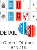 Playing Cards Clipart #19718 by AtStockIllustration