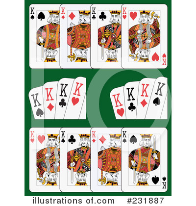 Royalty-Free (RF) Playing Cards Clipart Illustration by Frisko - Stock Sample #231887