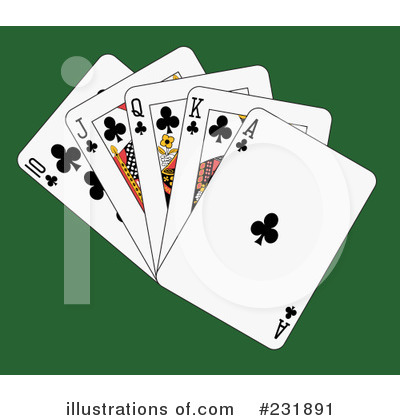 Royalty-Free (RF) Playing Cards Clipart Illustration by Frisko - Stock Sample #231891