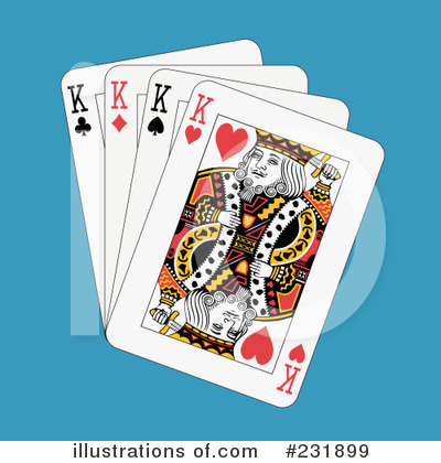 Royalty-Free (RF) Playing Cards Clipart Illustration by Frisko - Stock Sample #231899
