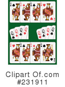 Playing Cards Clipart #231911 by Frisko