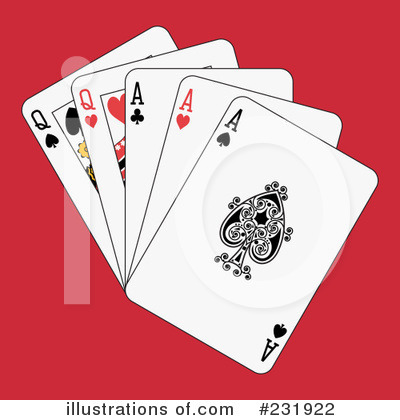 Royalty-Free (RF) Playing Cards Clipart Illustration by Frisko - Stock Sample #231922