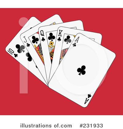 Royalty-Free (RF) Playing Cards Clipart Illustration by Frisko - Stock Sample #231933