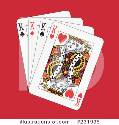 Royalty-Free (RF) Playing Cards Clipart Illustration by Frisko - Stock Sample #231935