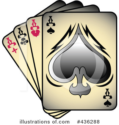 Royalty-Free (RF) Playing Cards Clipart Illustration by Andy Nortnik - Stock Sample #436288
