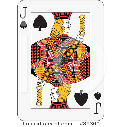 Royalty-Free (RF) Playing Cards Clipart Illustration by Frisko - Stock Sample #89360
