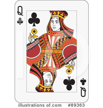 Royalty-Free (RF) Playing Cards Clipart Illustration by Frisko - Stock Sample #89363