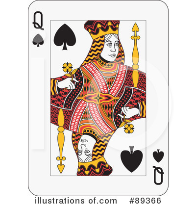 Royalty-Free (RF) Playing Cards Clipart Illustration by Frisko - Stock Sample #89366