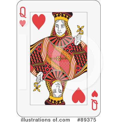 Queen Of Hearts Clipart #89375 by Frisko