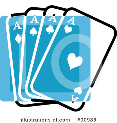 Royalty-Free (RF) Playing Cards Clipart Illustration by Rosie Piter - Stock Sample #90936