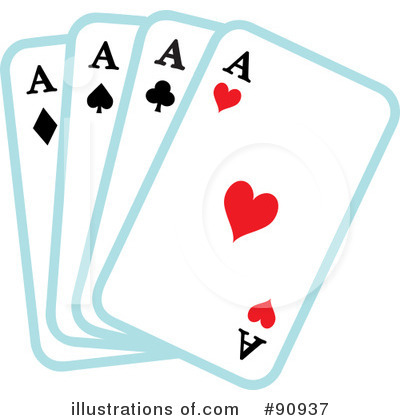 Royalty-Free (RF) Playing Cards Clipart Illustration by Rosie Piter - Stock Sample #90937