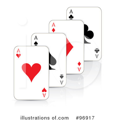 Royalty-Free (RF) Playing Cards Clipart Illustration by MilsiArt - Stock Sample #96917