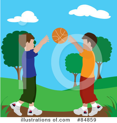 Playing Catch Clipart #84859 by Pams Clipart
