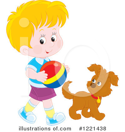 Royalty-Free (RF) Playing Clipart Illustration by Alex Bannykh - Stock Sample #1221438