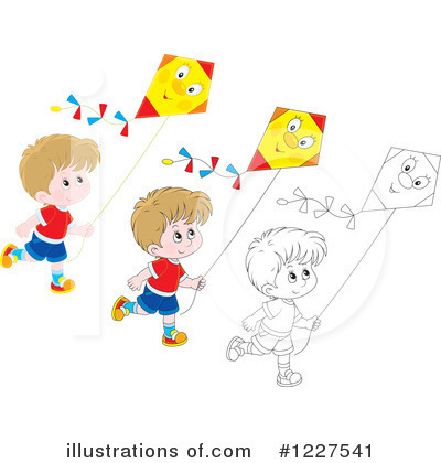 Royalty-Free (RF) Playing Clipart Illustration by Alex Bannykh - Stock Sample #1227541