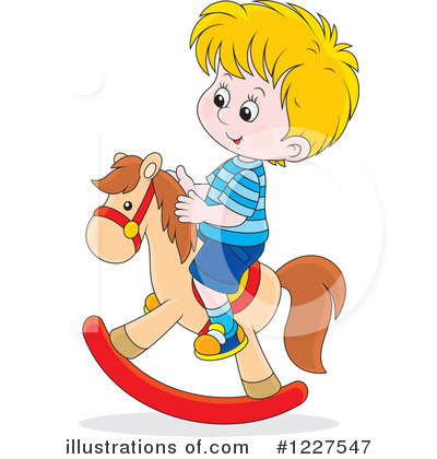 Rocking Horse Clipart #1227547 by Alex Bannykh