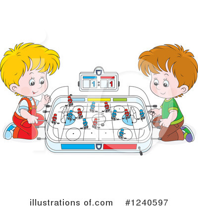 Hockey Clipart #1240597 by Alex Bannykh