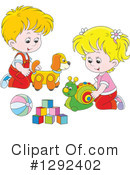 Playing Clipart #1292402 by Alex Bannykh