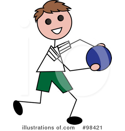Royalty-Free (RF) Playing Clipart Illustration by Pams Clipart - Stock Sample #98421
