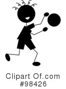 Playing Clipart #98426 by Pams Clipart