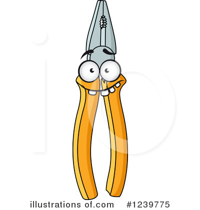 Pliers Clipart #1239775 by Vector Tradition SM