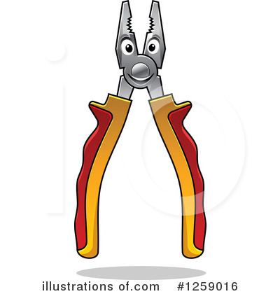 Royalty-Free (RF) Pliers Clipart Illustration by Vector Tradition SM - Stock Sample #1259016