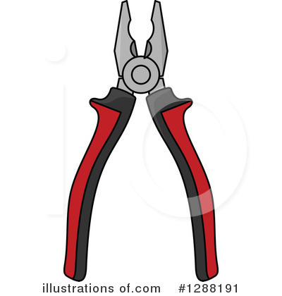Royalty-Free (RF) Pliers Clipart Illustration by Vector Tradition SM - Stock Sample #1288191