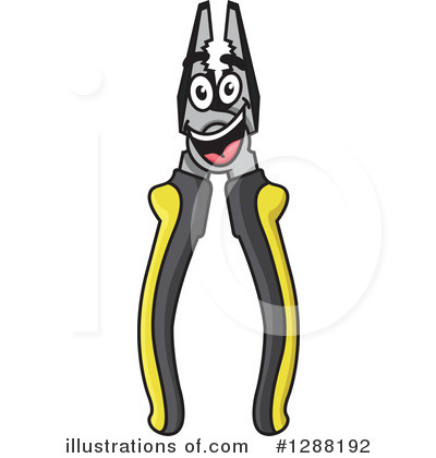 Pliers Clipart #1288192 by Vector Tradition SM