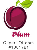 Plum Clipart #1301721 by Vector Tradition SM