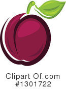 Plum Clipart #1301722 by Vector Tradition SM