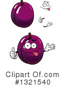 Plum Clipart #1321540 by Vector Tradition SM