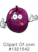 Plum Clipart #1321542 by Vector Tradition SM