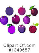 Plum Clipart #1349657 by Vector Tradition SM