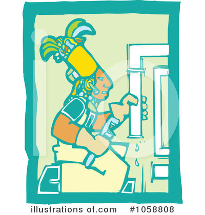 Royalty-Free (RF) Plumber Clipart Illustration by xunantunich - Stock Sample #1058808