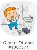 Plumber Clipart #1067671 by BNP Design Studio