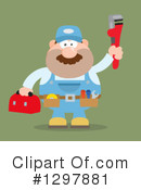 Plumber Clipart #1297881 by Hit Toon