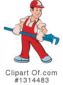 Plumber Clipart #1314483 by Lal Perera