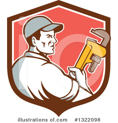 Royalty-Free (RF) Plumber Clipart Illustration by patrimonio - Stock Sample #1322098