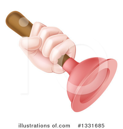 Plunger Clipart #1331685 by AtStockIllustration