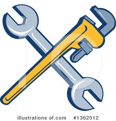 Monkey Wrench Clipart #1362512 by patrimonio