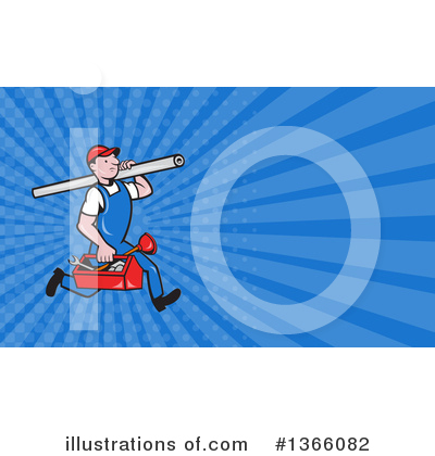 Royalty-Free (RF) Plumber Clipart Illustration by patrimonio - Stock Sample #1366082