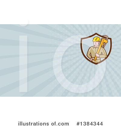 Royalty-Free (RF) Plumber Clipart Illustration by patrimonio - Stock Sample #1384344
